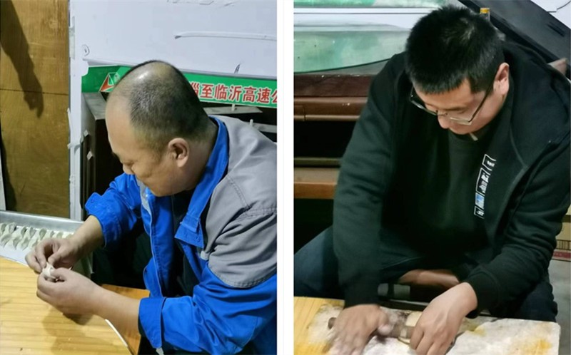 第五區(qū)域項(xiàng)目部冬至小團(tuán)圓，吃上熱餃子