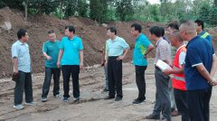 市質(zhì)監(jiān)站、改建辦、總監(jiān)辦等領(lǐng)導視察我公司S102項目工作