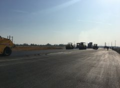 S247樂(lè)胡路順利完成瀝青面層施工