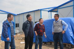 項目辦、管理處相關(guān)領(lǐng)導(dǎo)來我部視察指導(dǎo)工作