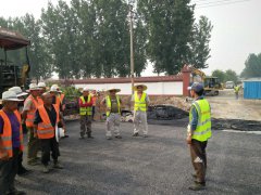 市政分公司嚴(yán)格落實(shí)安全生產(chǎn)班前會(huì)制度