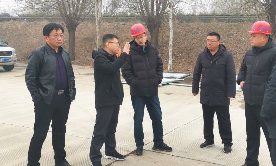 公司領導走訪調研各復工項目　為施工一線員工送去元宵節(jié)祝福